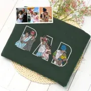 👨‍👩‍👧‍👦✨ Custom Family Embroidered Sweatshirt – A Unique and Heartwarming Gift for Dad or Mom