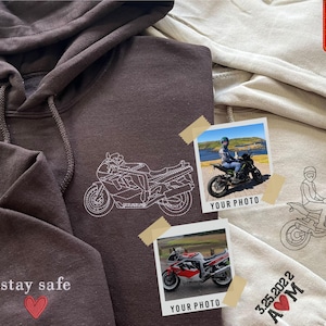 Customized Car/Motorcycle/Truck Embroidered Hoodies, Best Christmas Gifts