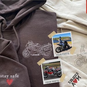 Customized Car/Motorcycle/Truck Embroidered Hoodies, Best Christmas Gifts