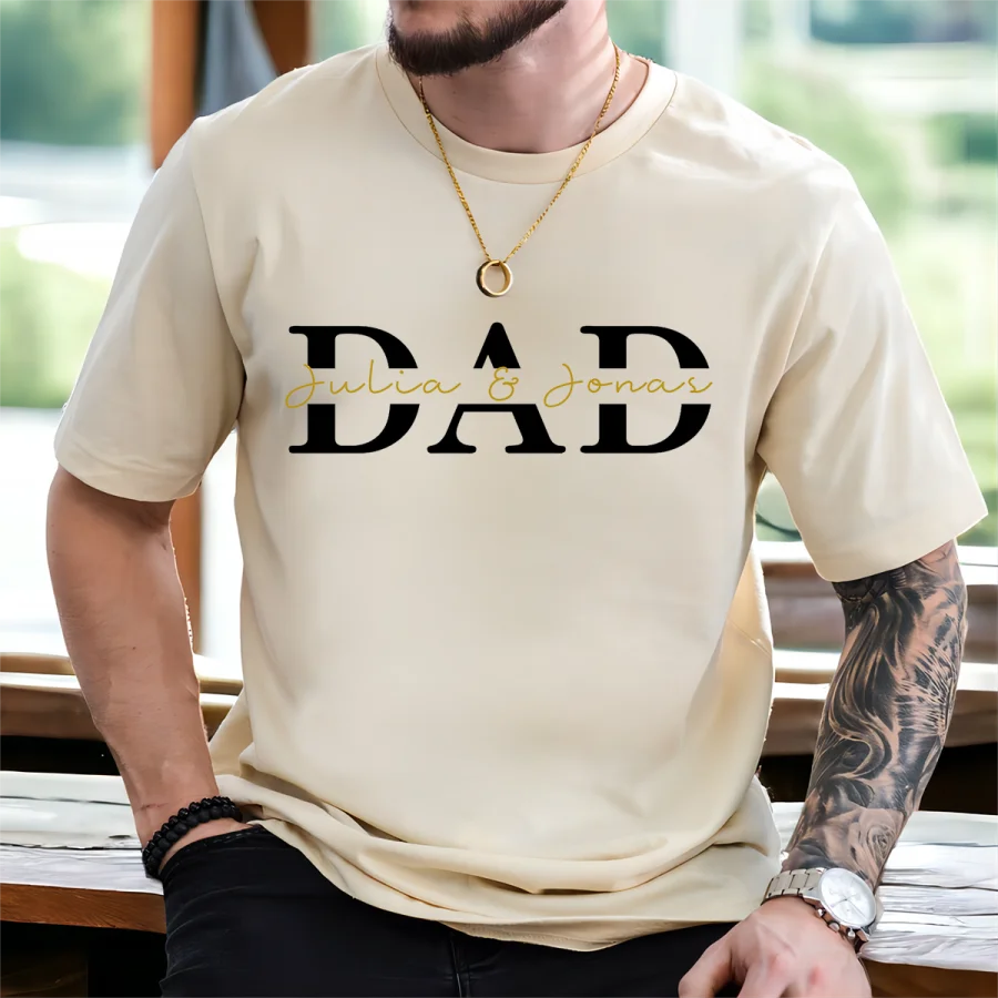 Best Dad Ever -Personalized Cool Dad Sweatshirt- Happy Father's Day 