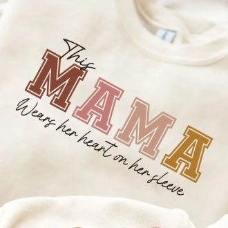 50% off-Wear Heart On Sleeve Sweartshirt For Mom And Grandma