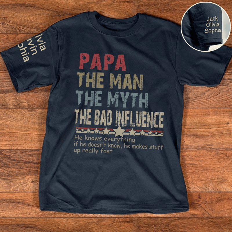 Best Father's Day Gift For Dad & Grandpa T-Shirt