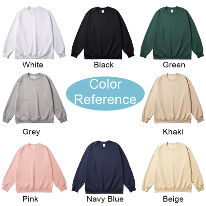 Custom LOVE Embroidered Portrait from Photo Sweatshirt