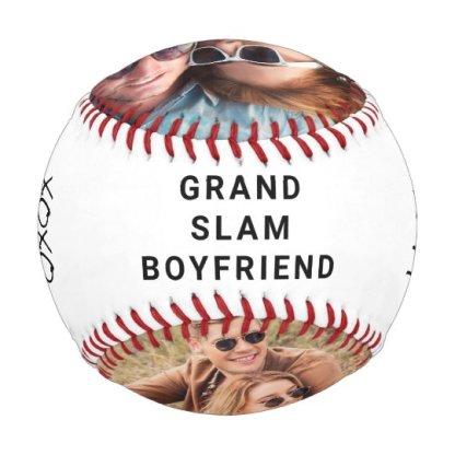 Personalized Photo Baseball And Softball Birthday Gifts for Boyfriend
