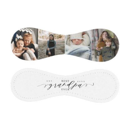 Best Grandpa Ever Script Fathers Day Photo Collage Baseball And Softball