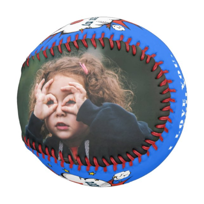 Daddy Hero Superhero Dad Father`s Day Photo Baseb Baseball