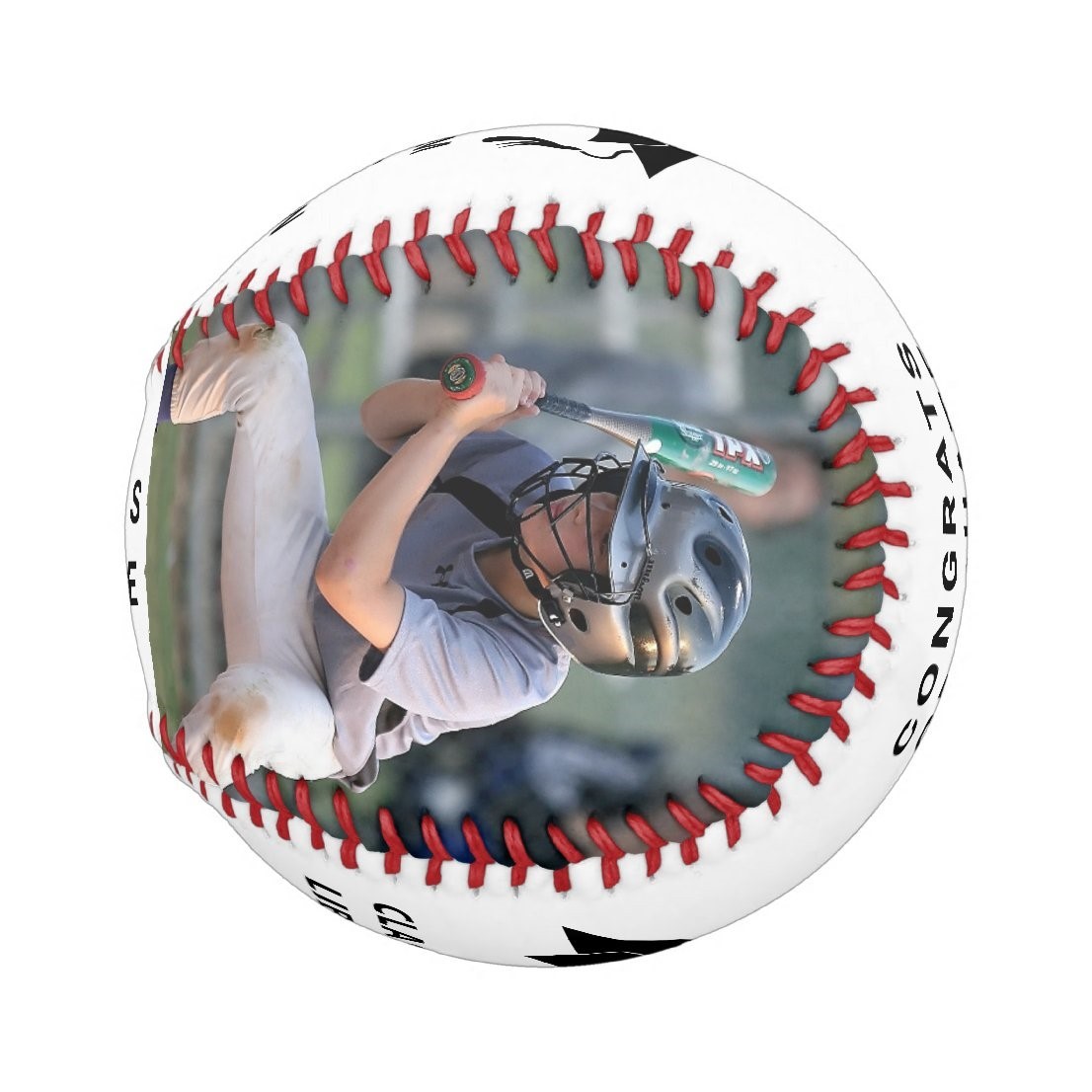 Graduation Congrats Personalized Photo Baseball And Softball