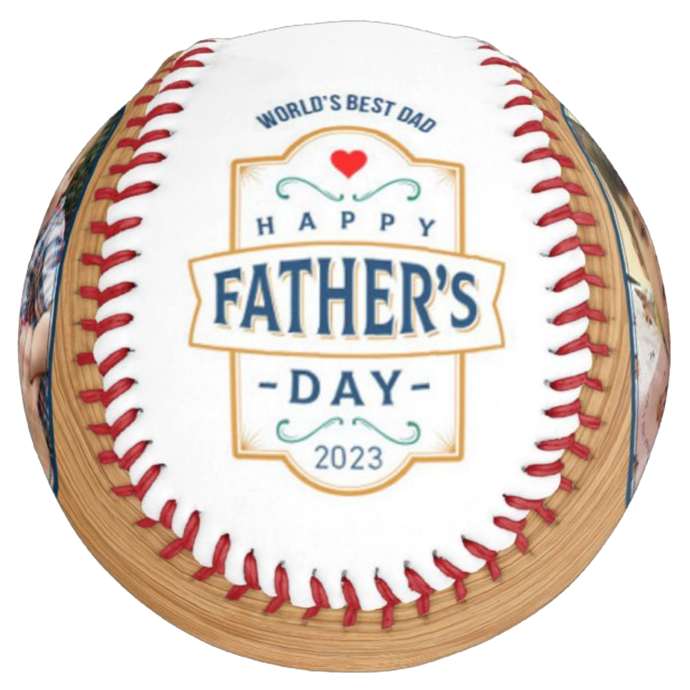 Custom Baseball And Softball Fathers Day Gift - Vintage