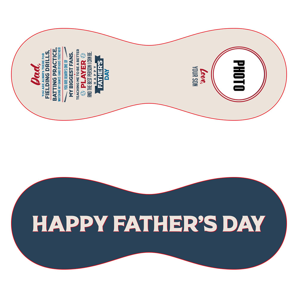 Custom Baseball And Softball Fathers Day Gift - Retro