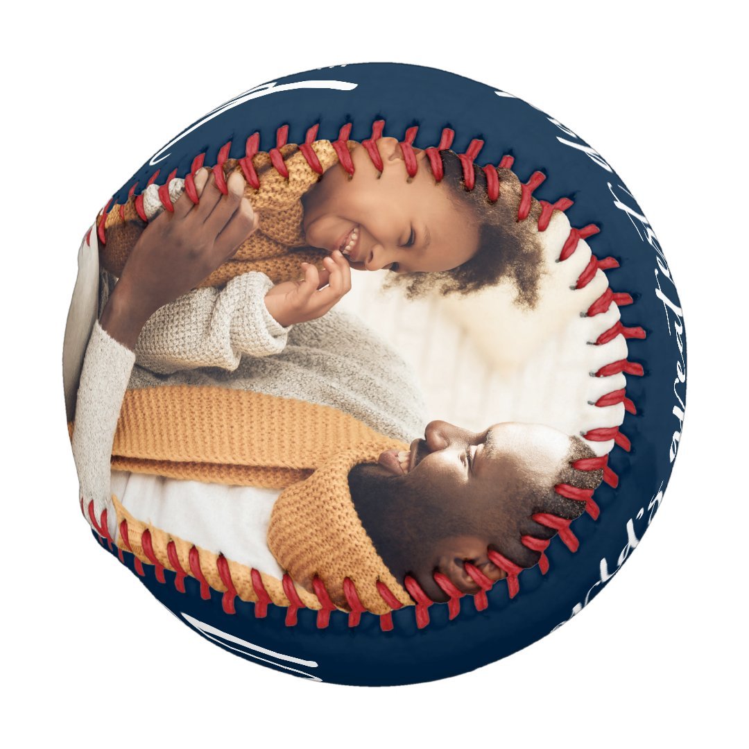 Modern World's Greatest Dad 2-Photo Baseball