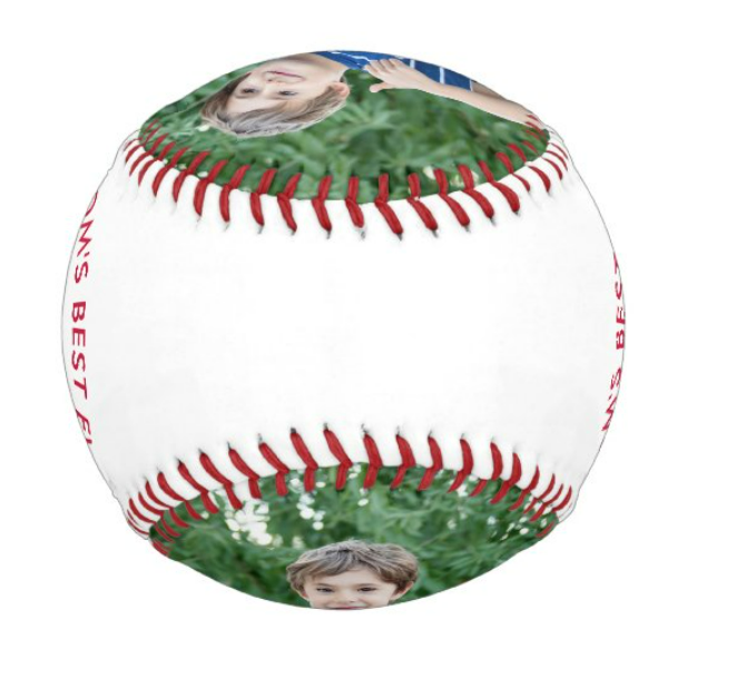 Custom Photo Baseball And Softball Birthday Gifts