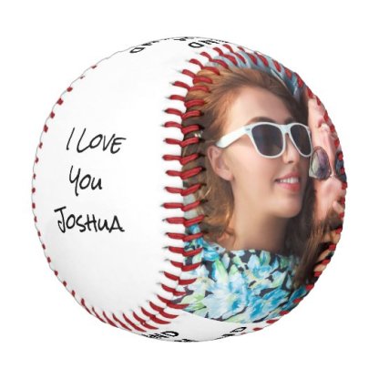 Personalized Photo Baseball And Softball Birthday Gifts for Boyfriend