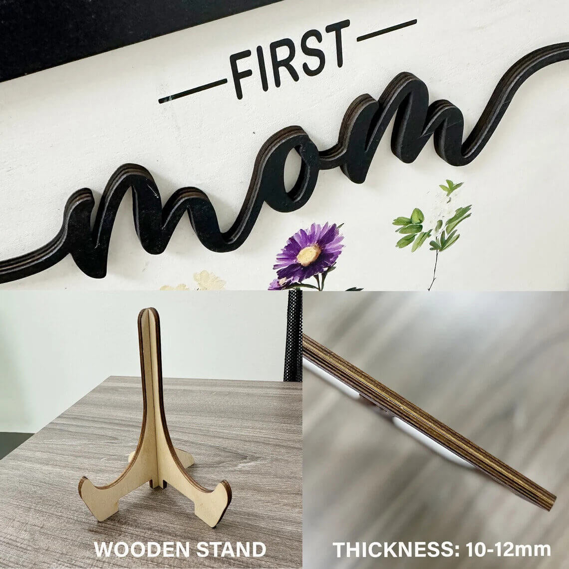 Personalized Mom Puzzle Sign,Piece That Holds Us Together Mother's Day Gift