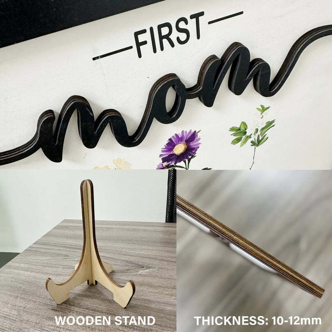 Personalized Mom Puzzle Sign,Piece That Holds Us Together Mother's Day Gift