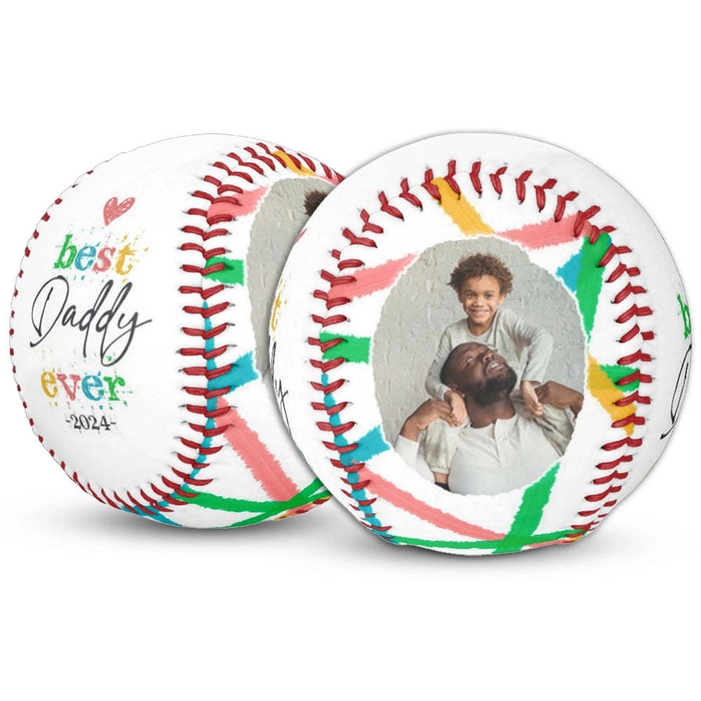 Custom Photo Baseball-Scribble