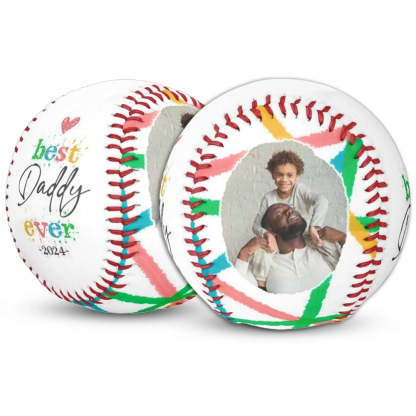 Custom Photo Baseball-Scribble