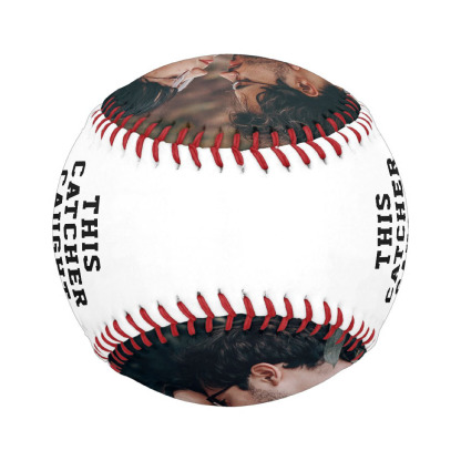 Boyfriend Catcher!  Personalized Boyfriend Photo Baseball And Softball