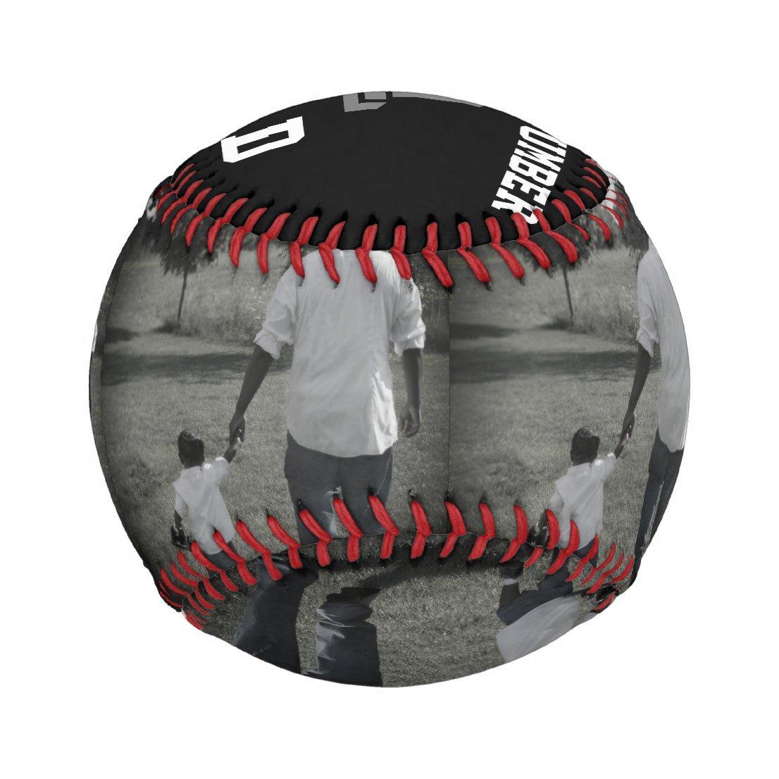 Custom Photo Baseball And Softball Is A Great Gift ForThe World's No. 1 Dad