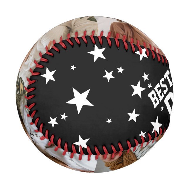 Best Dad Ever Father's Day 4 Photo Baseball