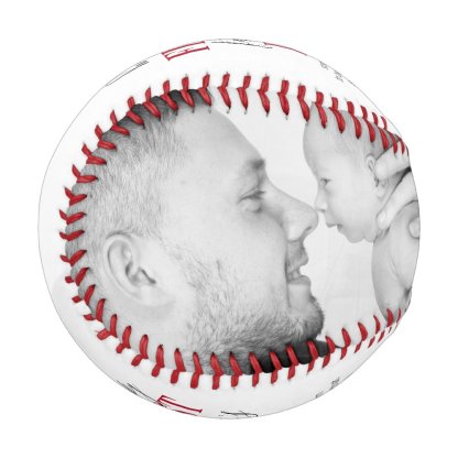 First Father's Day Photo Baseball And Softball