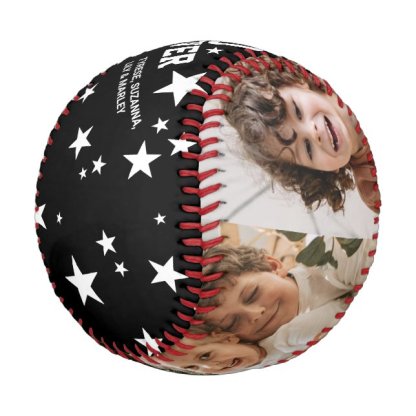 Best Dad Ever Father's Day 4 Photo Baseball