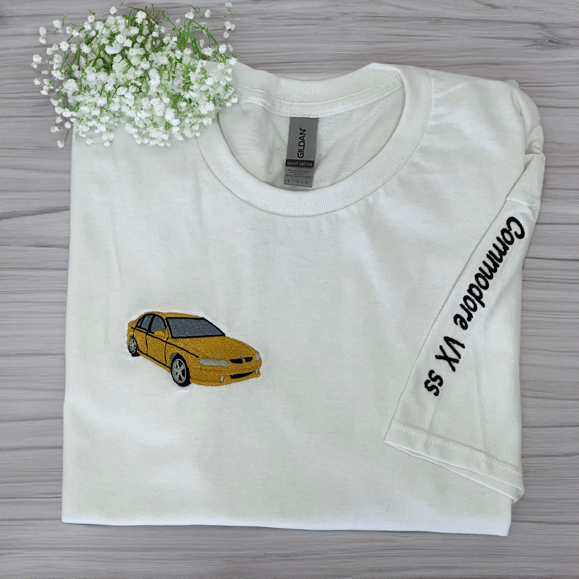Custom Embroidered Car Hoodie, Car Photo Embroidered, Custom Car Hoodie