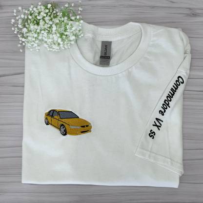 Custom Embroidered Car Hoodie, Car Photo Embroidered, Custom Car Hoodie