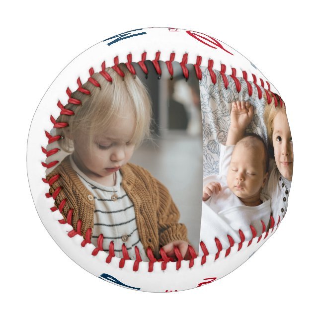 MVP Most Valuable Papa Two Photo Custom Baseball
