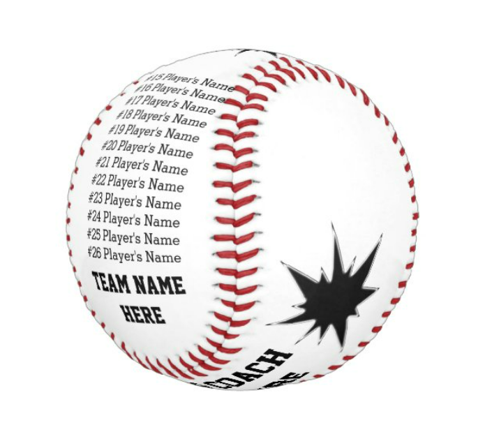 Team Souvenirs Custom Baseball And Softball