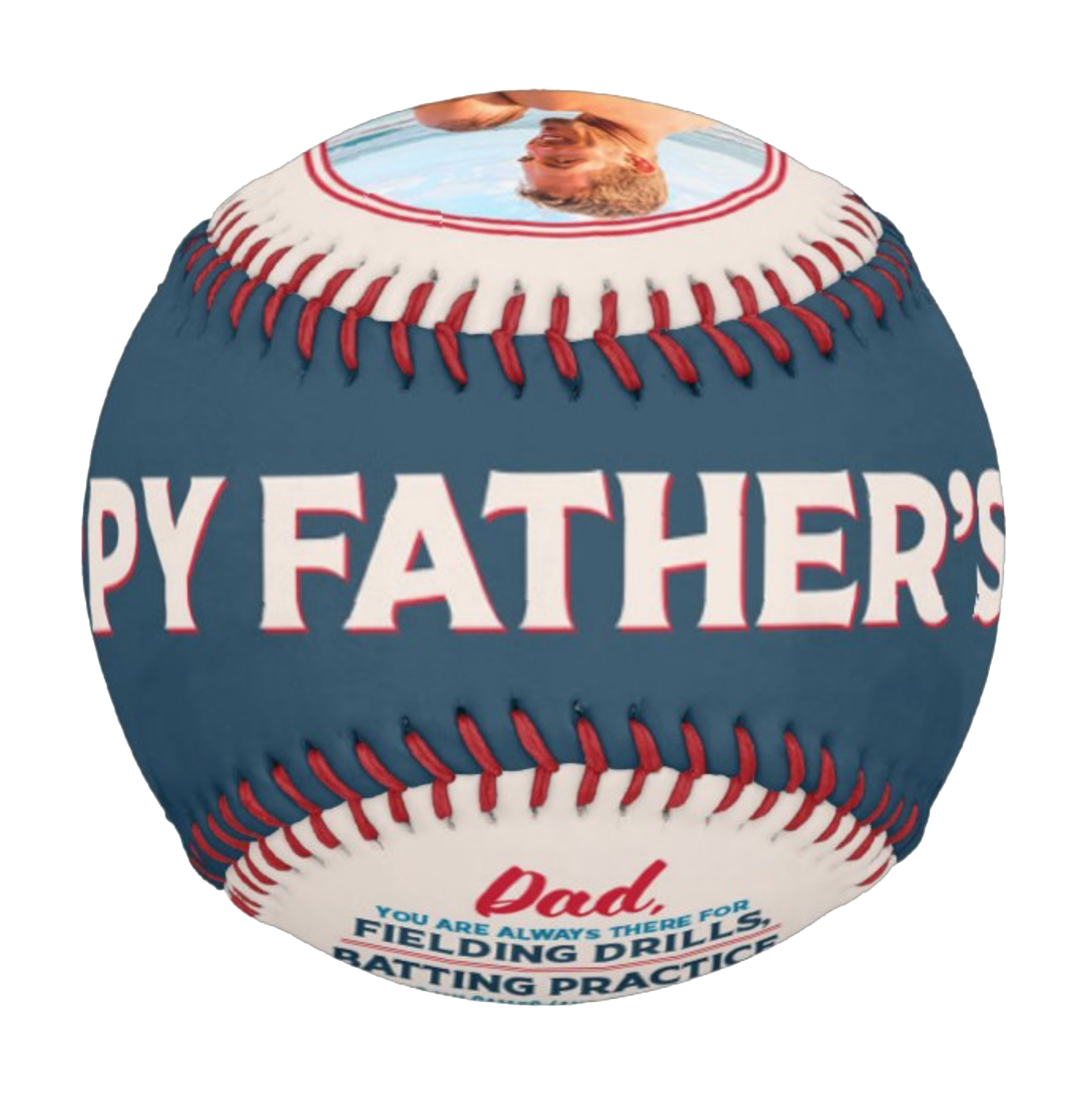 Custom Baseball And Softball Fathers Day Gift - Retro