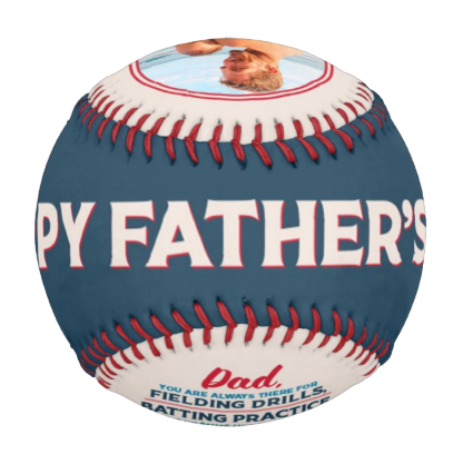 Custom Baseball And Softball Fathers Day Gift - Retro