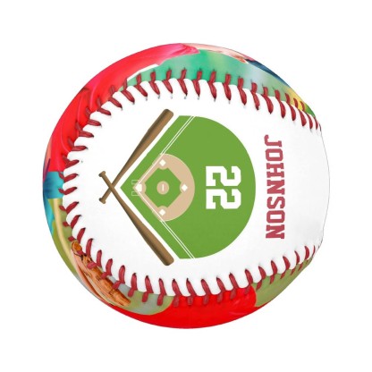 Decorate the Baseball And Softball with Photo Name and Number
