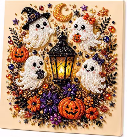 🤍DIY Halloween Diamond Painting Kits
