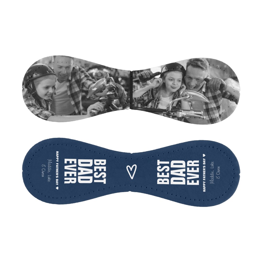 Father's Day Best Dad Ever Photos Personalized Baseball