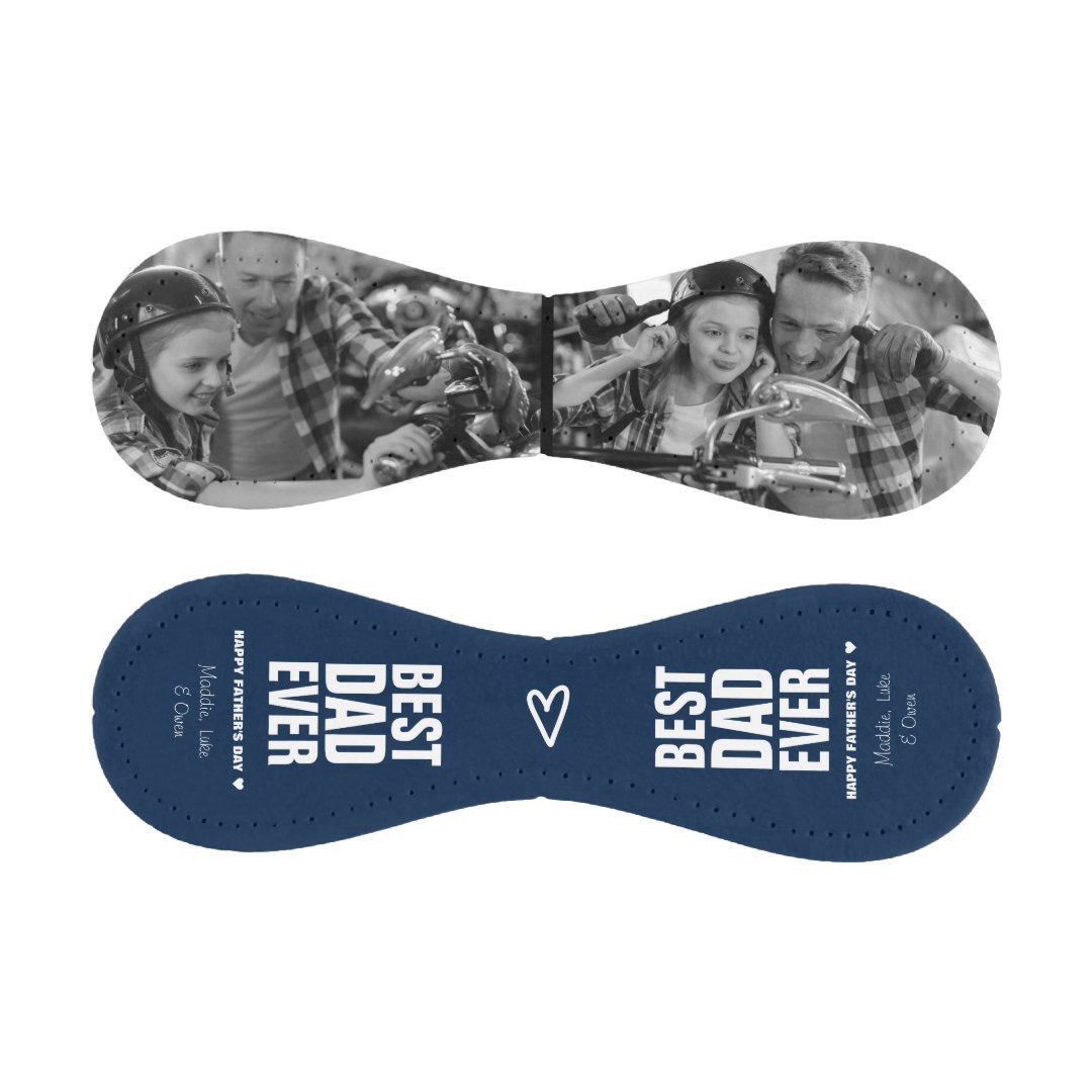 Father's Day Best Dad Ever Photos Personalized Baseball