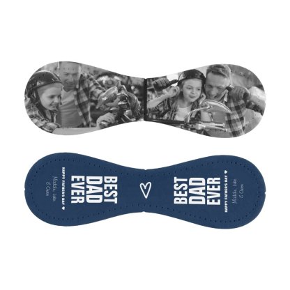 Father's Day Best Dad Ever Photos Personalized Baseball