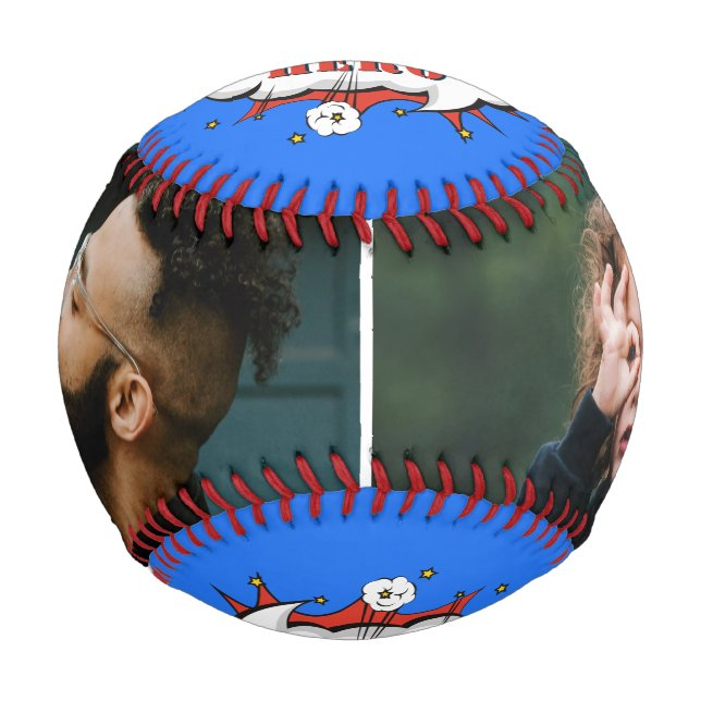 Daddy Hero Superhero Dad Father`s Day Photo Baseb Baseball