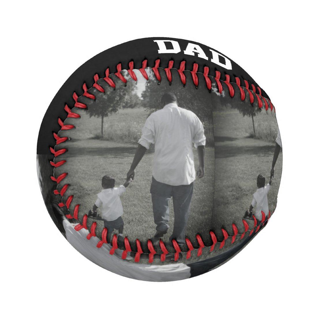 Custom Photo Baseball And Softball Is A Great Gift ForThe World's No. 1 Dad