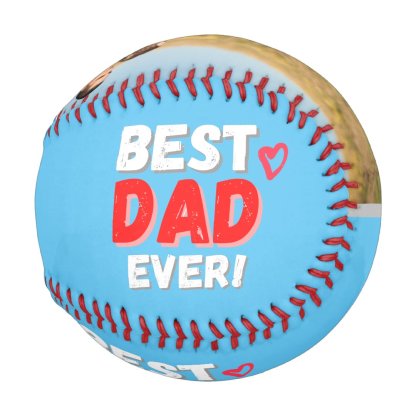 Best dad ever! and little red heart baseball