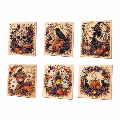 🤍DIY Halloween Diamond Painting Kits
