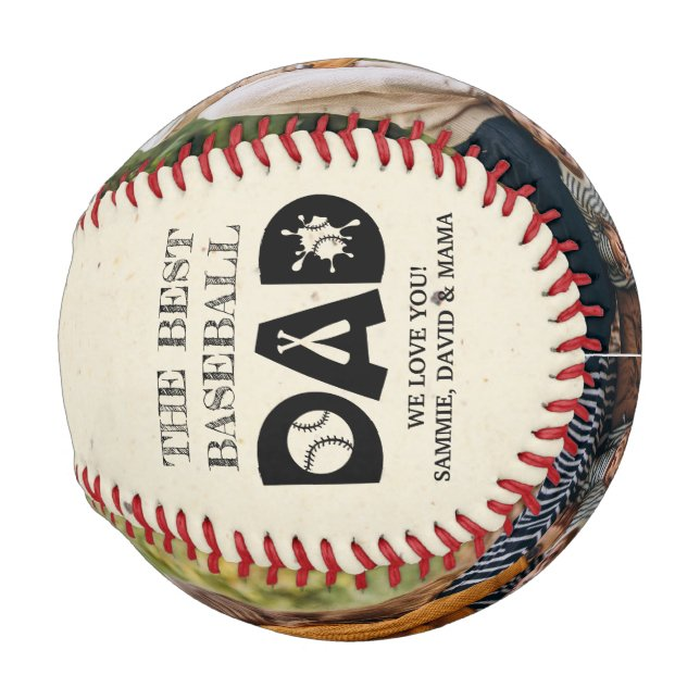 Best Baseball Dad Create Your Own Photo Baseball