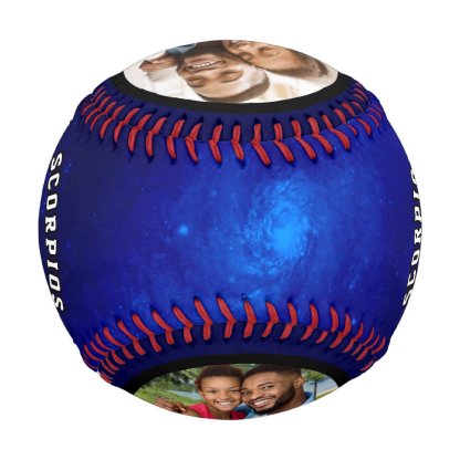 Scorpio Zodiac Sign Best Dad Blue Father's Day Baseball