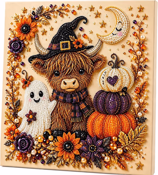 🤍DIY Halloween Diamond Painting Kits