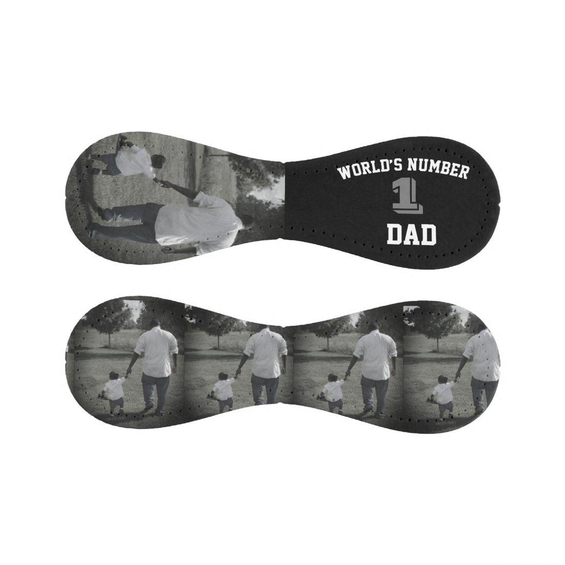 Custom Photo Baseball And Softball Is A Great Gift ForThe World's No. 1 Dad