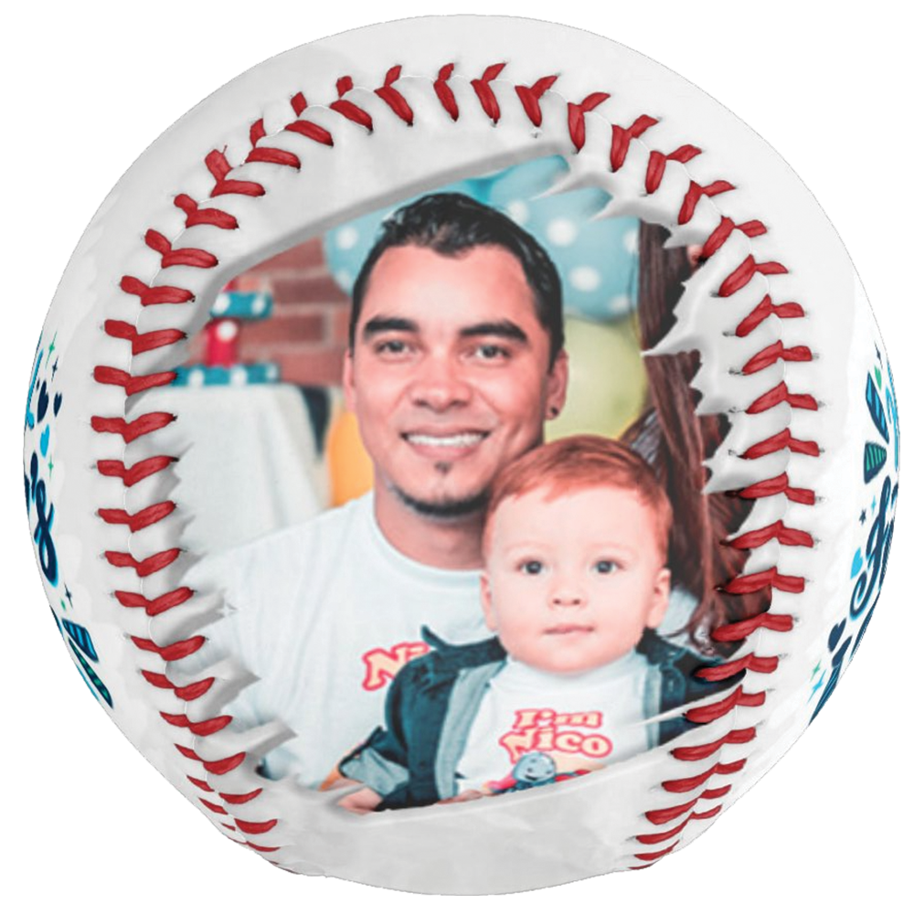 Custom Baseball And Softball Fathers Day Gift - Celebration