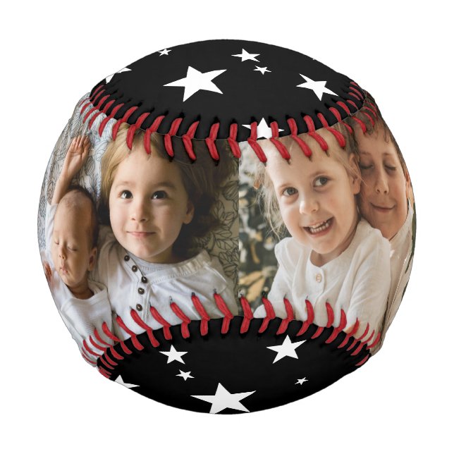 Best Dad Ever Father's Day 4 Photo Baseball