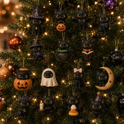 🎃HALLOWEEN KICKOFF 🌙 - Spooky Little Paws Advent Calendar 2026 - 24 Day Spirits Countdown, Acrylic Charms Blind Box - Gift For Cat Lover 🐈