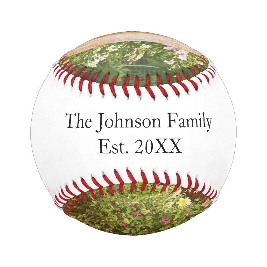Family Photo Father and Baby Baseball And Softball