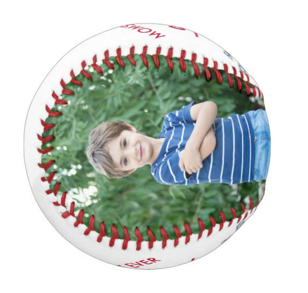 Custom Photo Baseball And Softball Birthday Gifts
