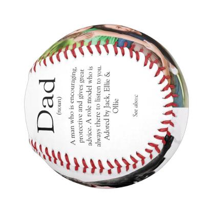World's Best Dad Definition 2 Photo Fun Baseball And Softball